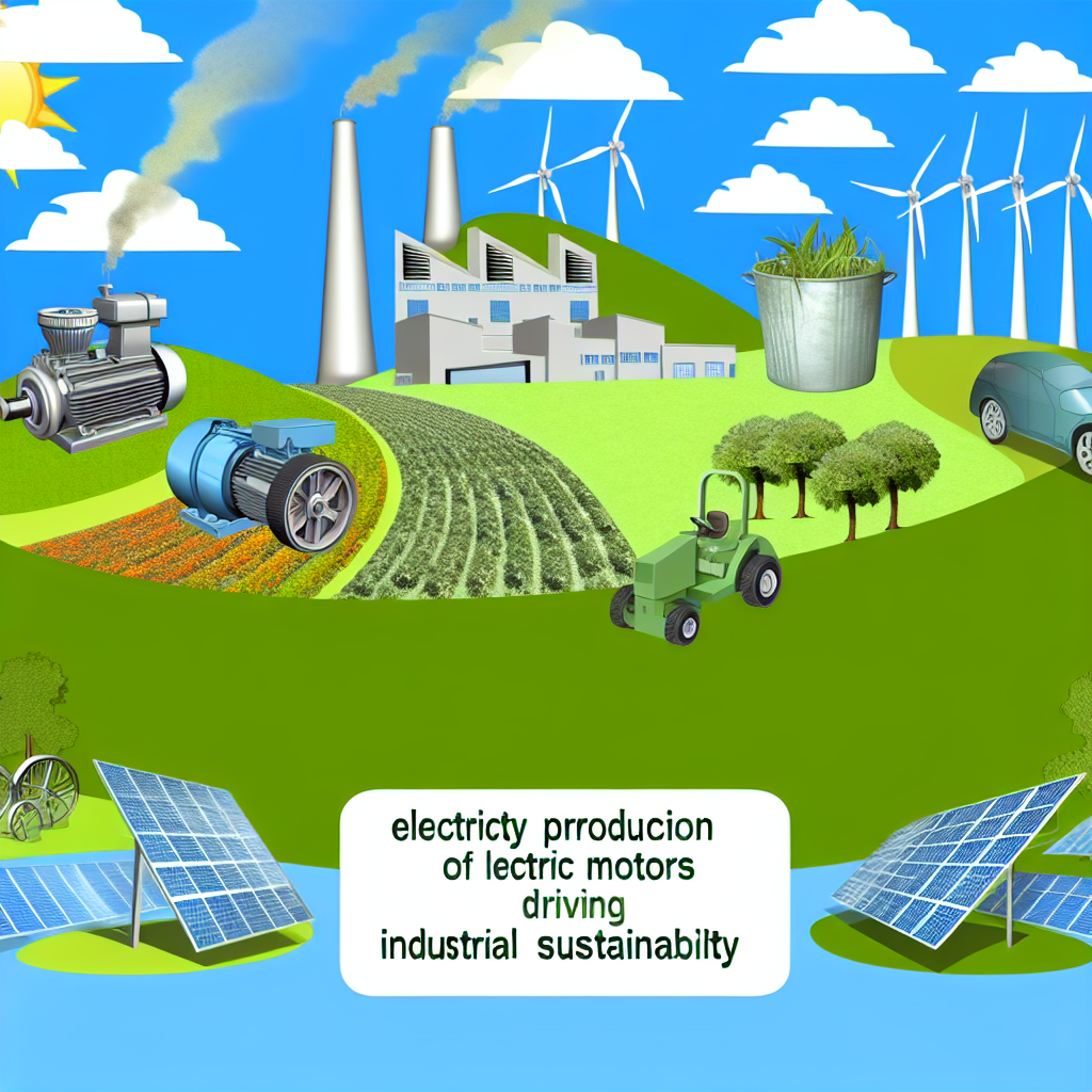 Motores eléctricos impulsan la sostenibilidad industrial