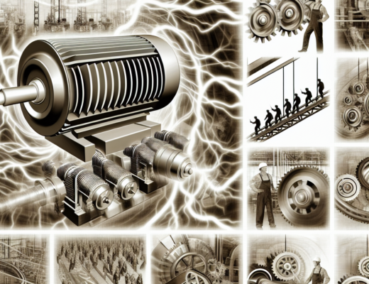 Motores eléctricos impulsores de la revolución industrial moderna