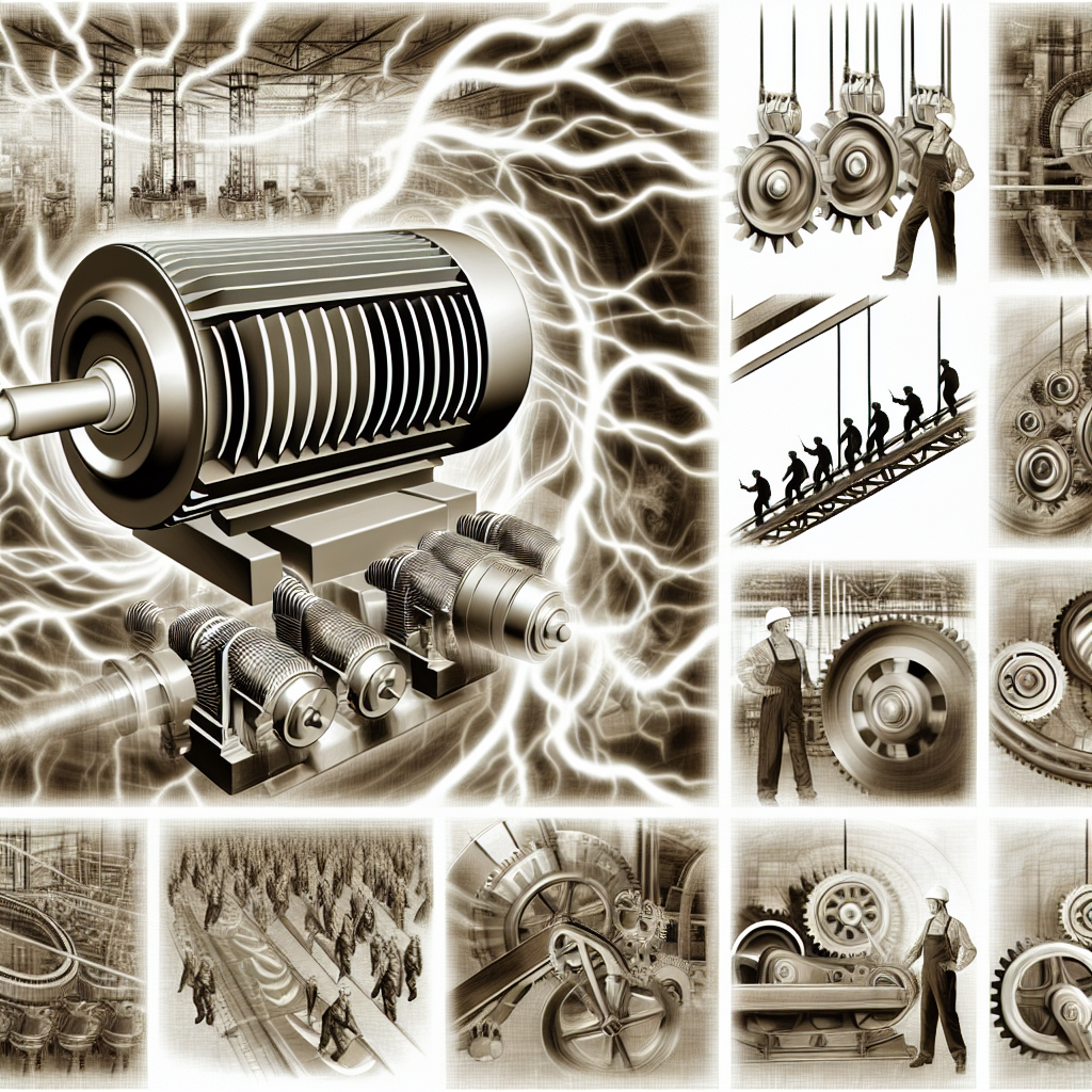 Motores eléctricos impulsores de la revolución industrial moderna