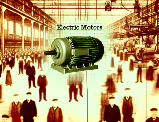 Motores eléctricos impulsando la revolución industrial