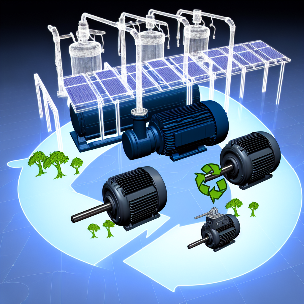 Elektromotoren drijven duurzame industrieën aan