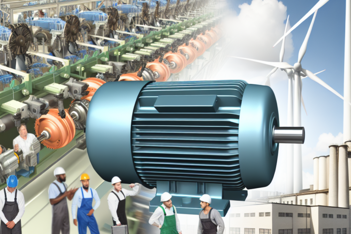 Electric motors driving sustainable industrial advancement