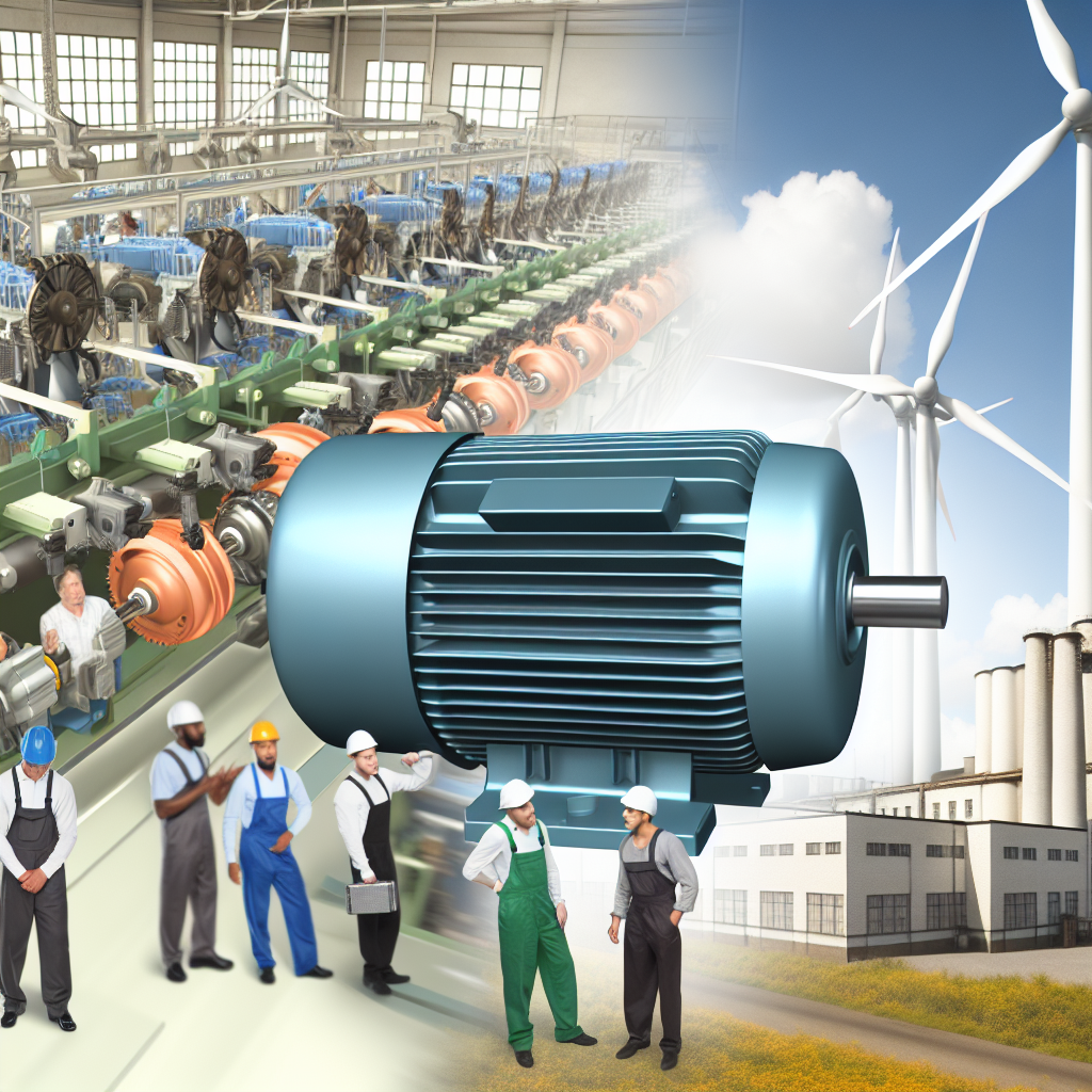 Electric motors driving sustainable industrial advancement